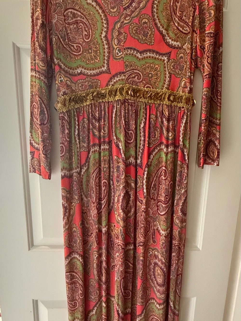 Vintage Paisley Dress